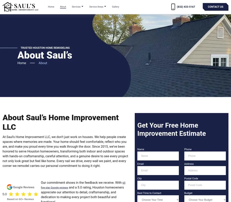 Saul's Home Improvement: About