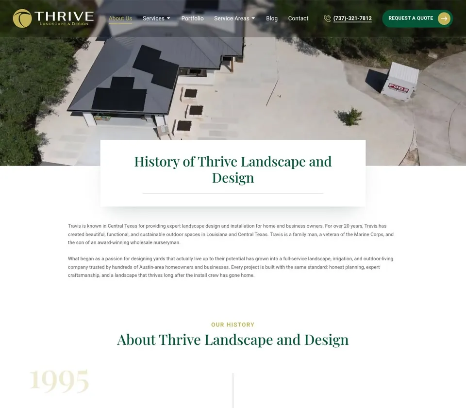 Thrive Landscape & Design: About