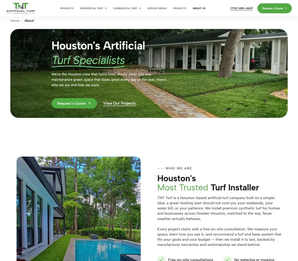 TNT Turf: About