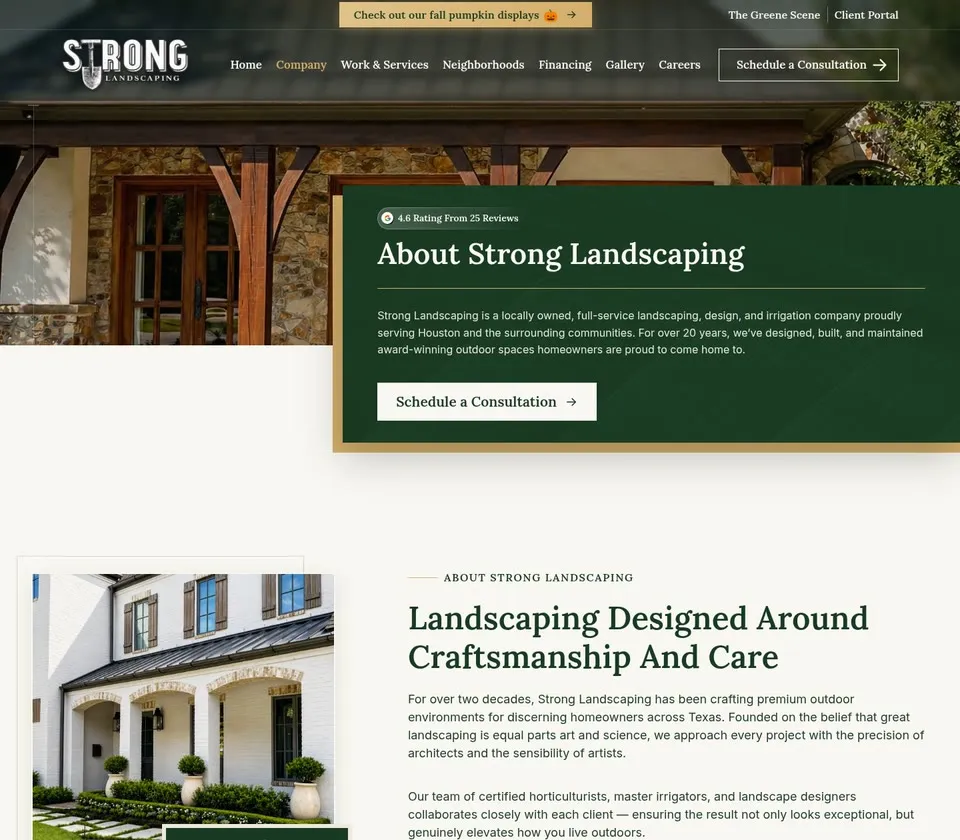 Strong Landscaping: About