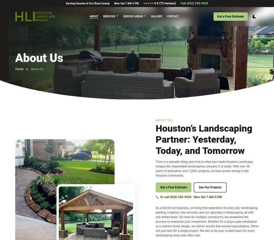 Houston Landscape Images: About