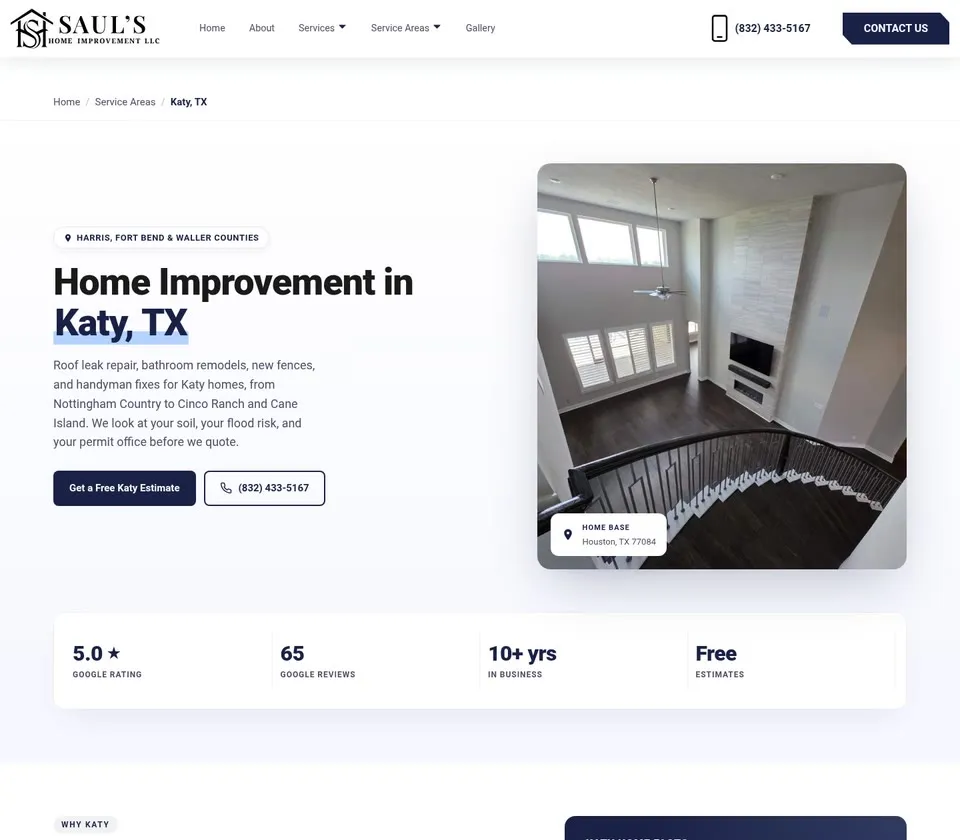 Saul's Home Improvement: Service Area
