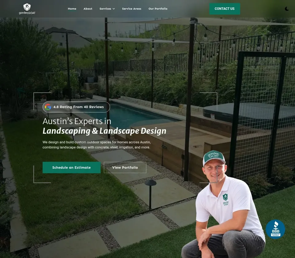 GardenGOAT: Homepage