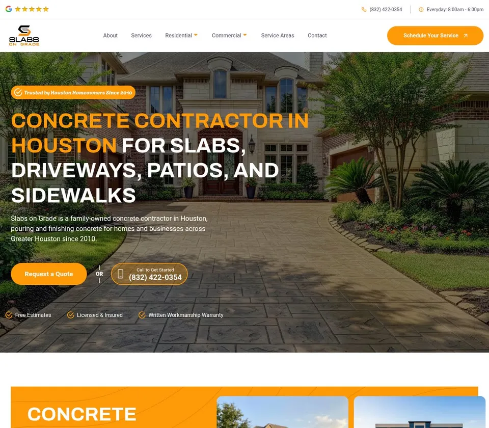 Slabs on Grade: Homepage