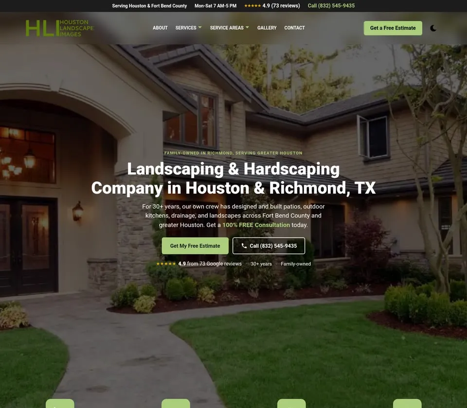 Houston Landscape Images: Homepage