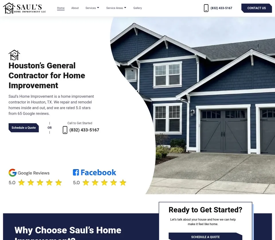 Saul's Home Improvement: Homepage