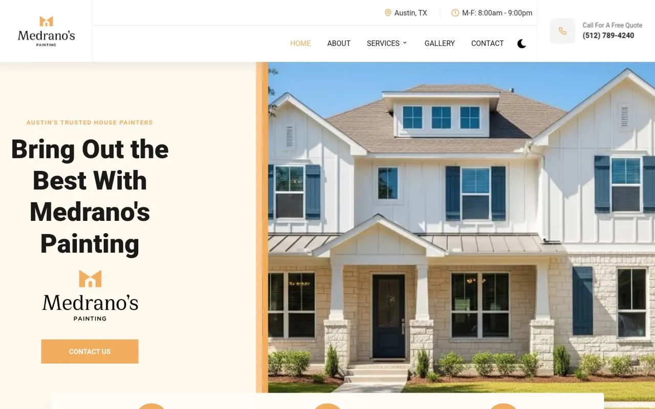 The Medrano's Painting homepage