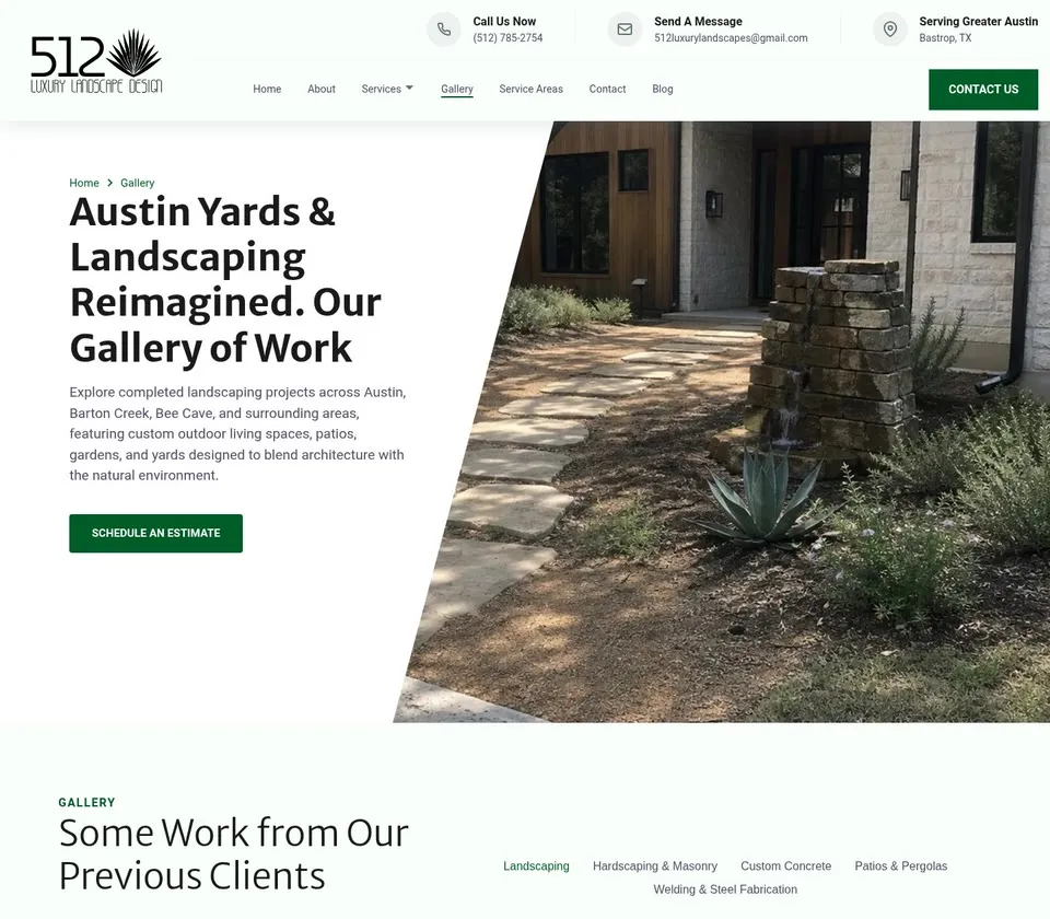 512 Luxury Landscape Design: Portfolio